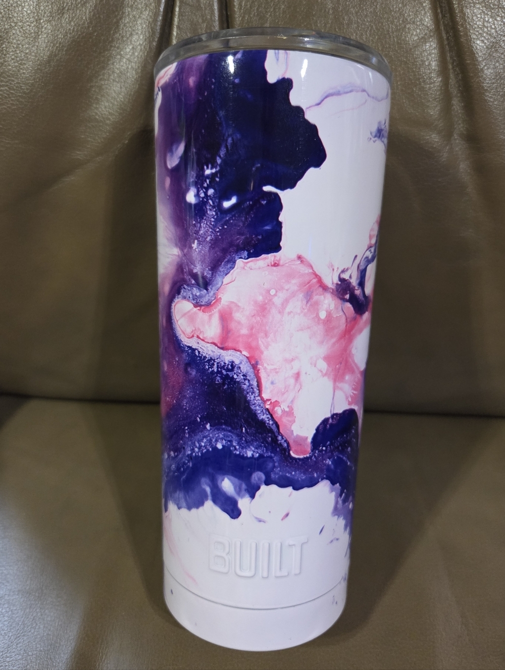 Built Stainless Steel Water Color Print  20 Oz Tumbler
